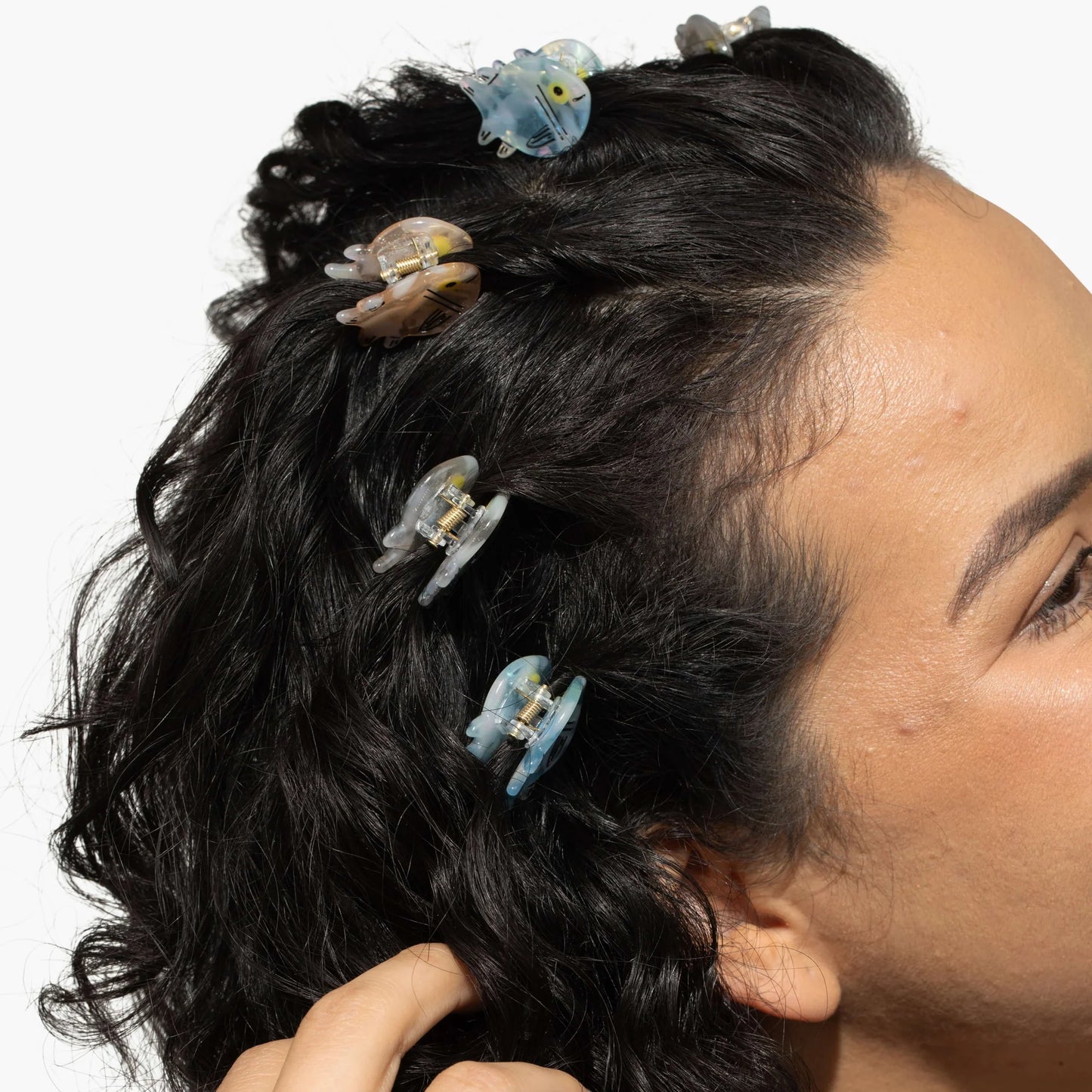 Micro Fish Hair Claw Set