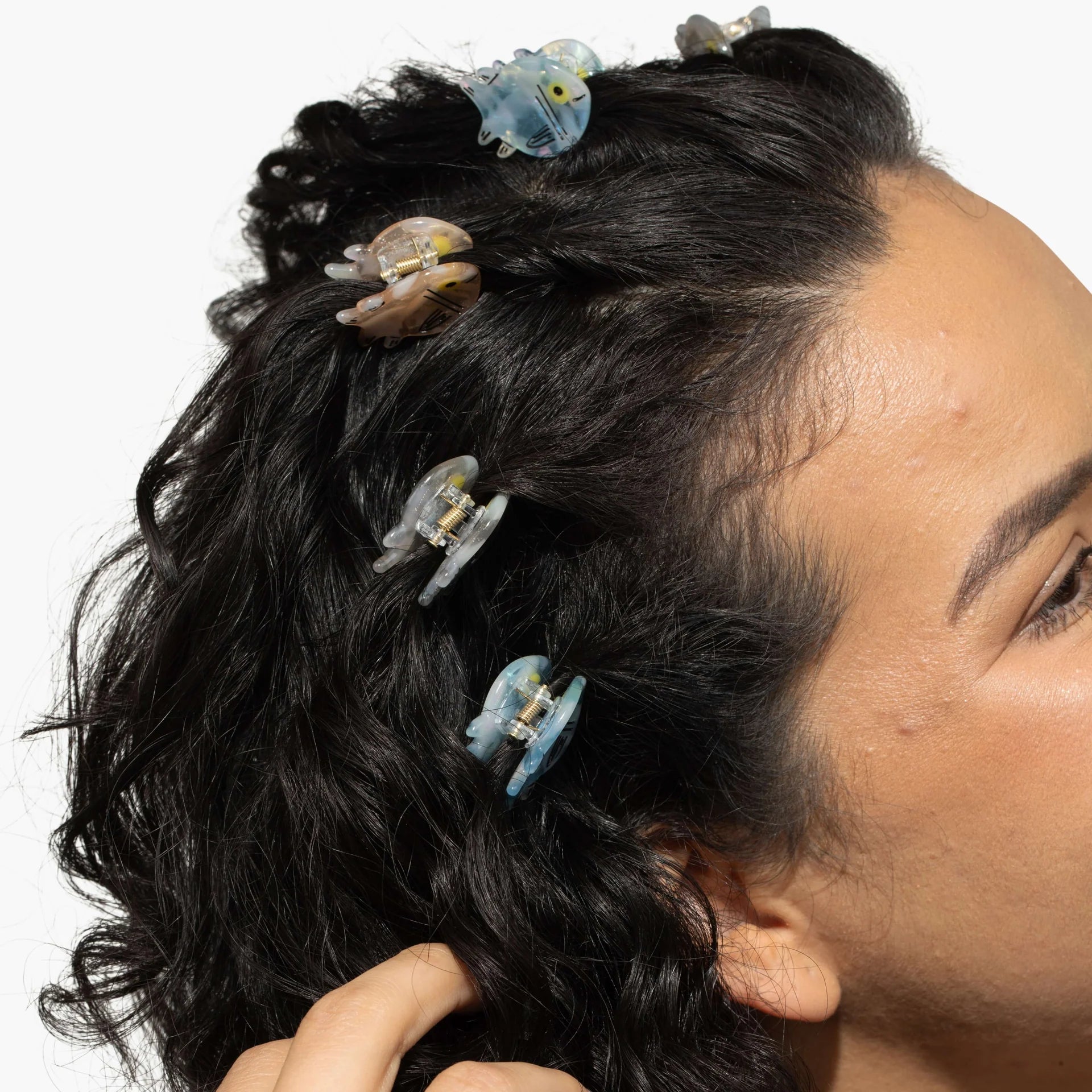 Micro Fish Hair Claw Set