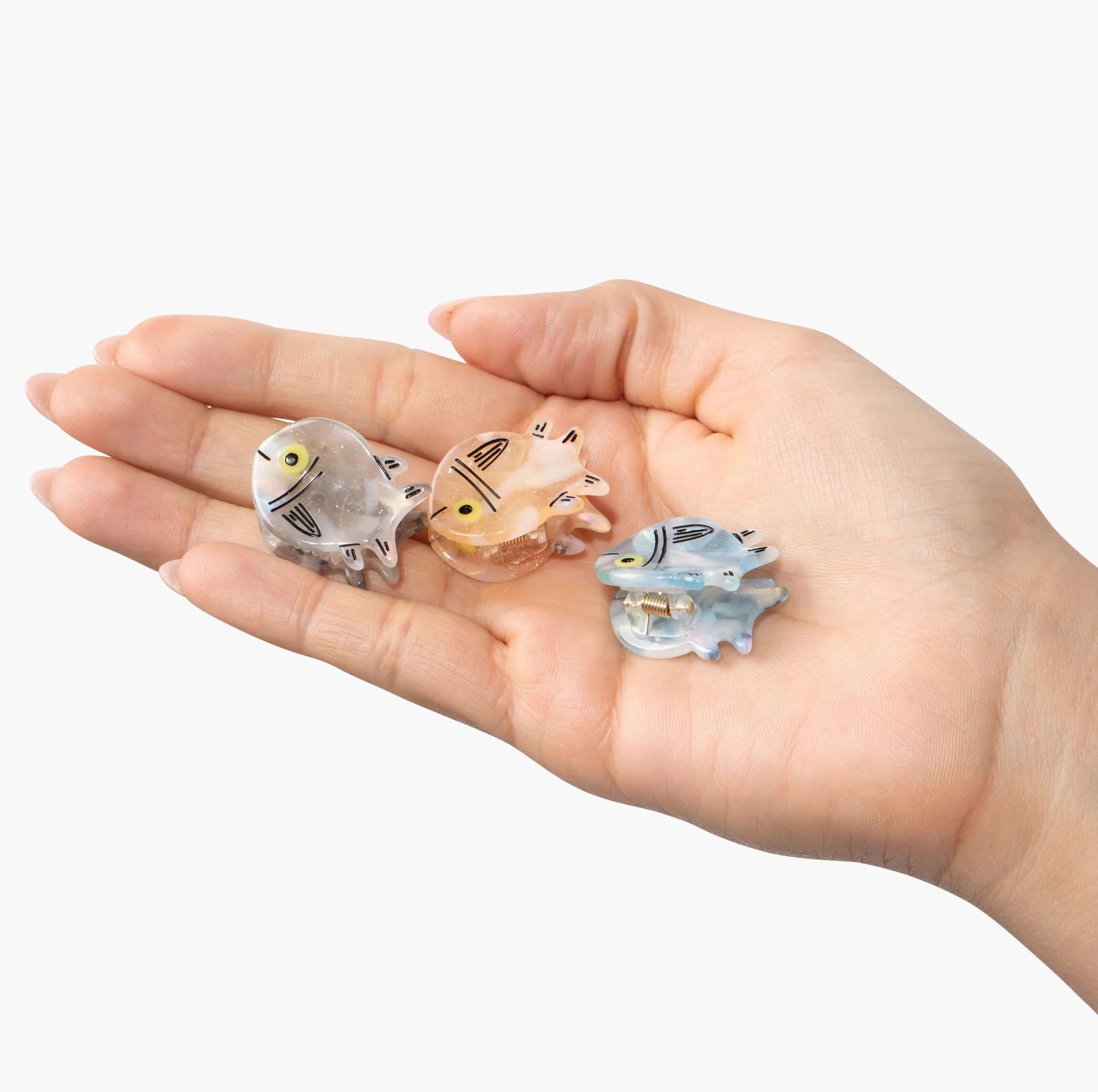 Micro Fish Hair Claw Set
