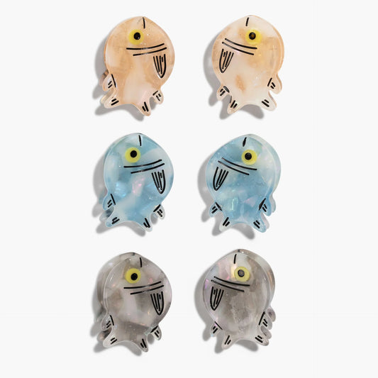 Micro Fish Hair Claw Set
