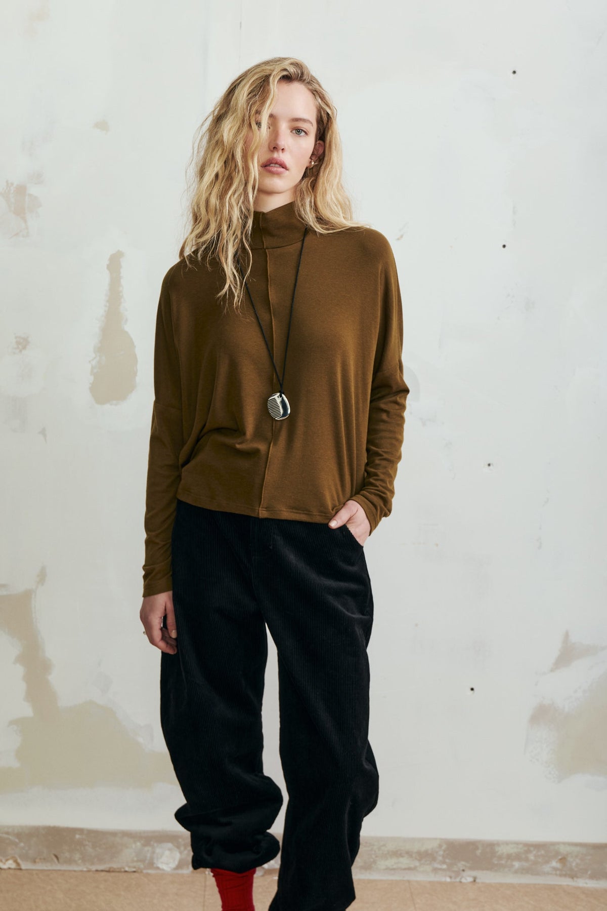 Rennai Top in Ash
