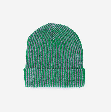 Two-Tone Knit Beanie