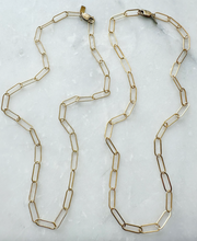 Large Link Paperclip Chain Necklace