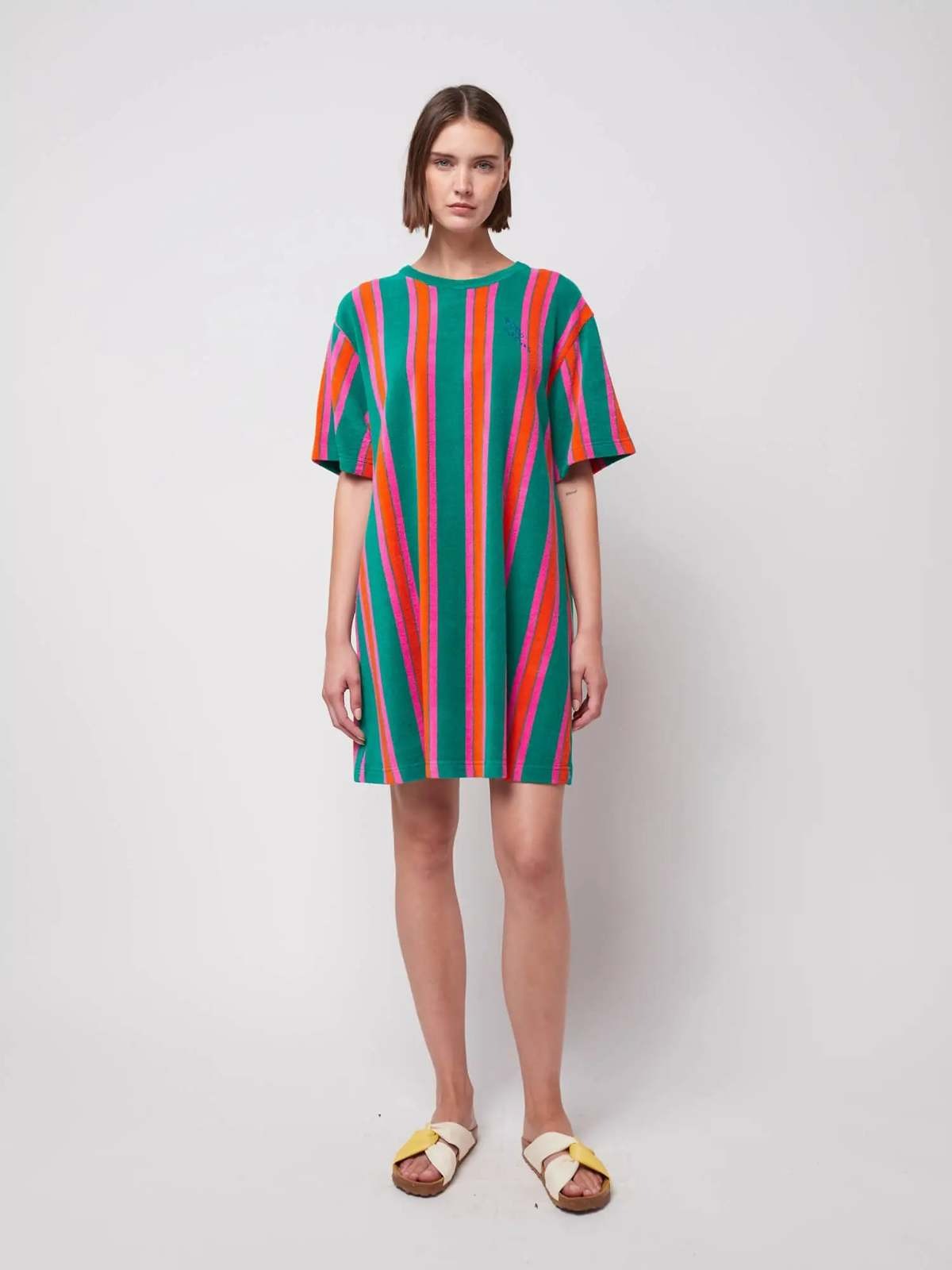 Striped Terry Dress