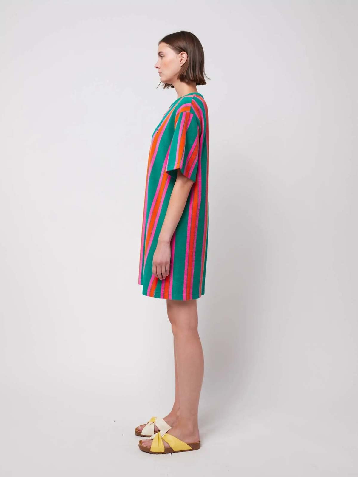 Striped Terry Dress