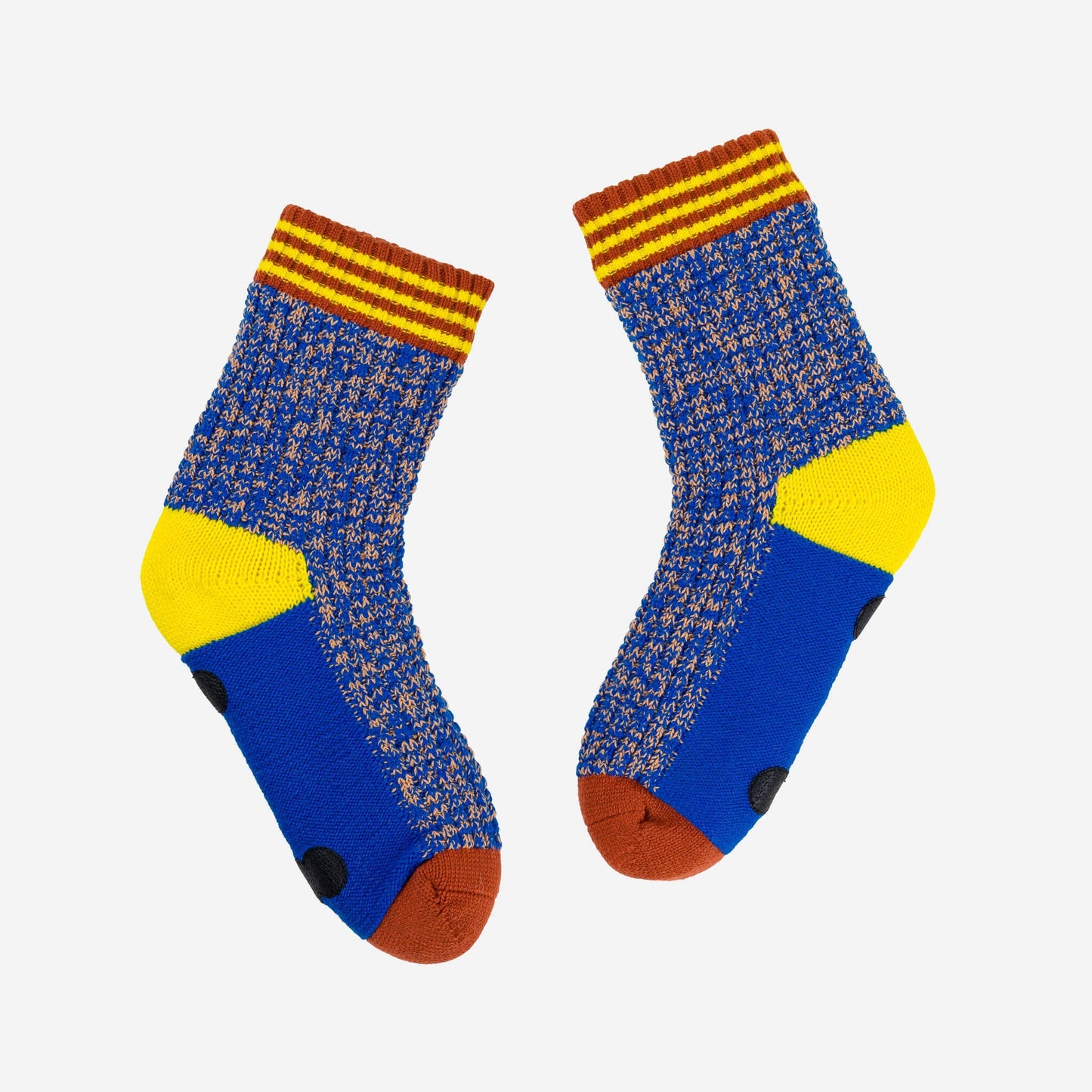 Varsity Knit House Socks - Cobalt