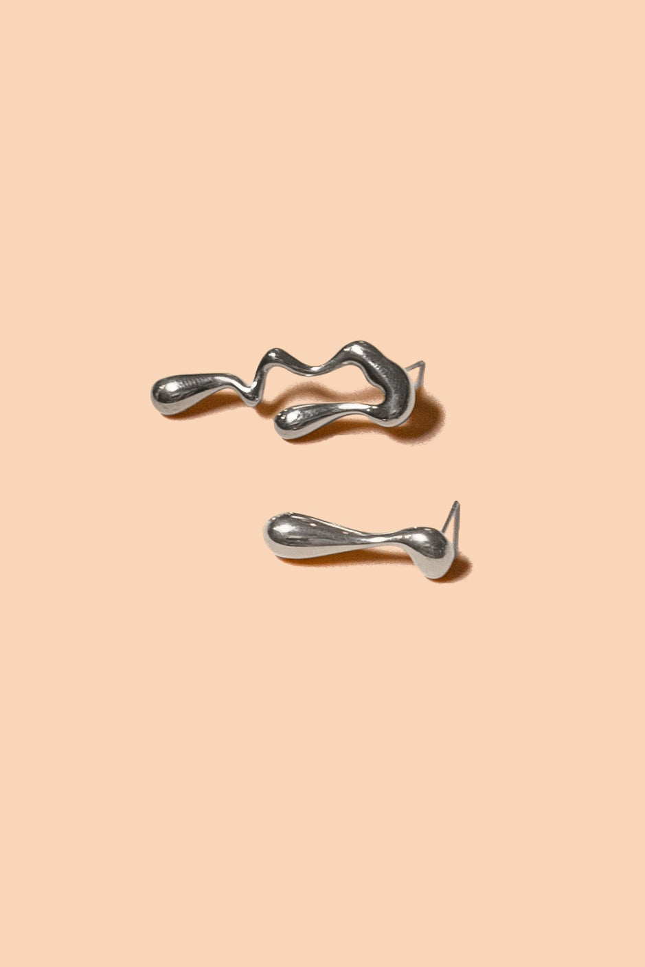 Vice Versa Studs Silver