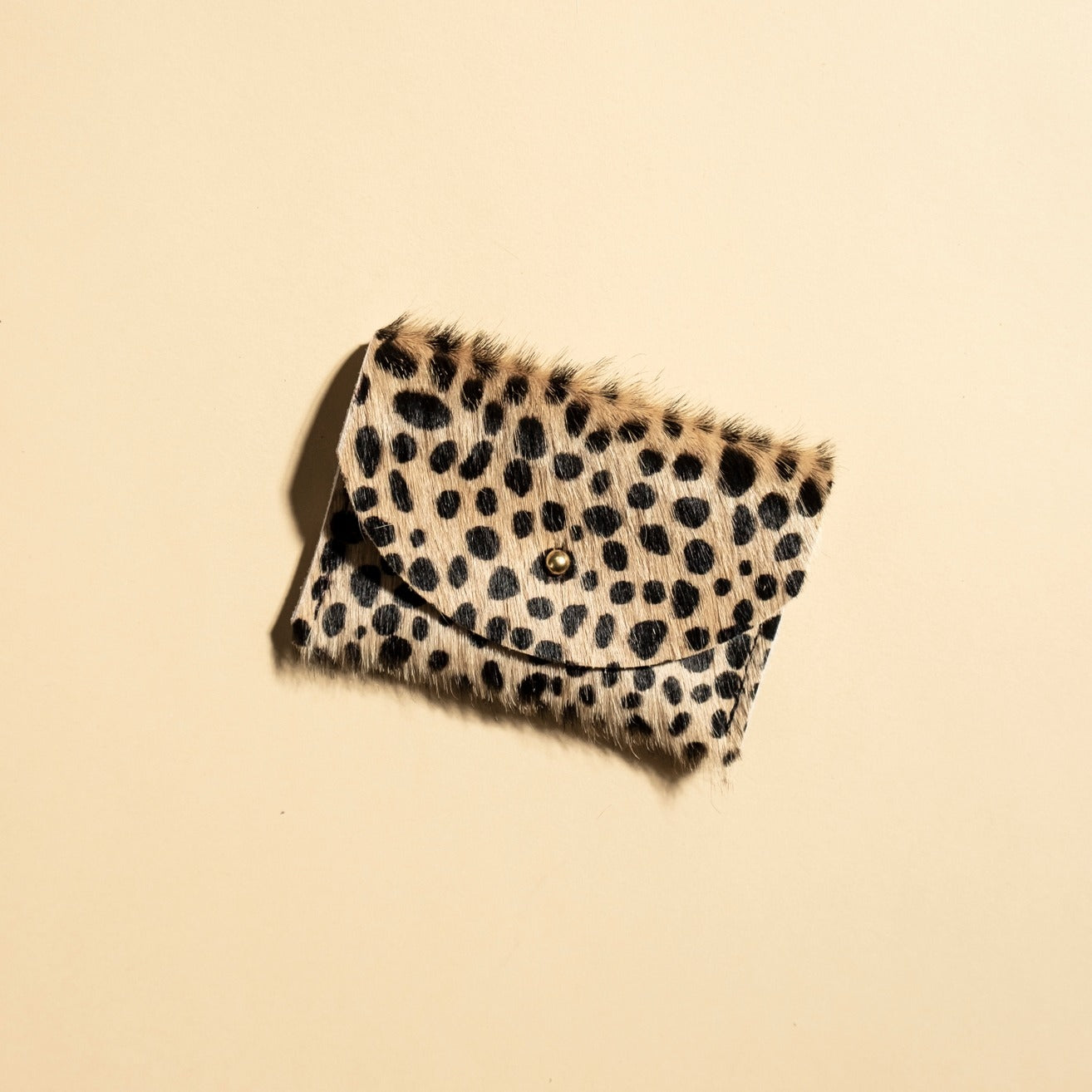 Cardholder - Spotted Hair on Hide