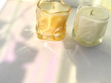 Choice Blooms Wavy Glass Candle | Moss + Amber