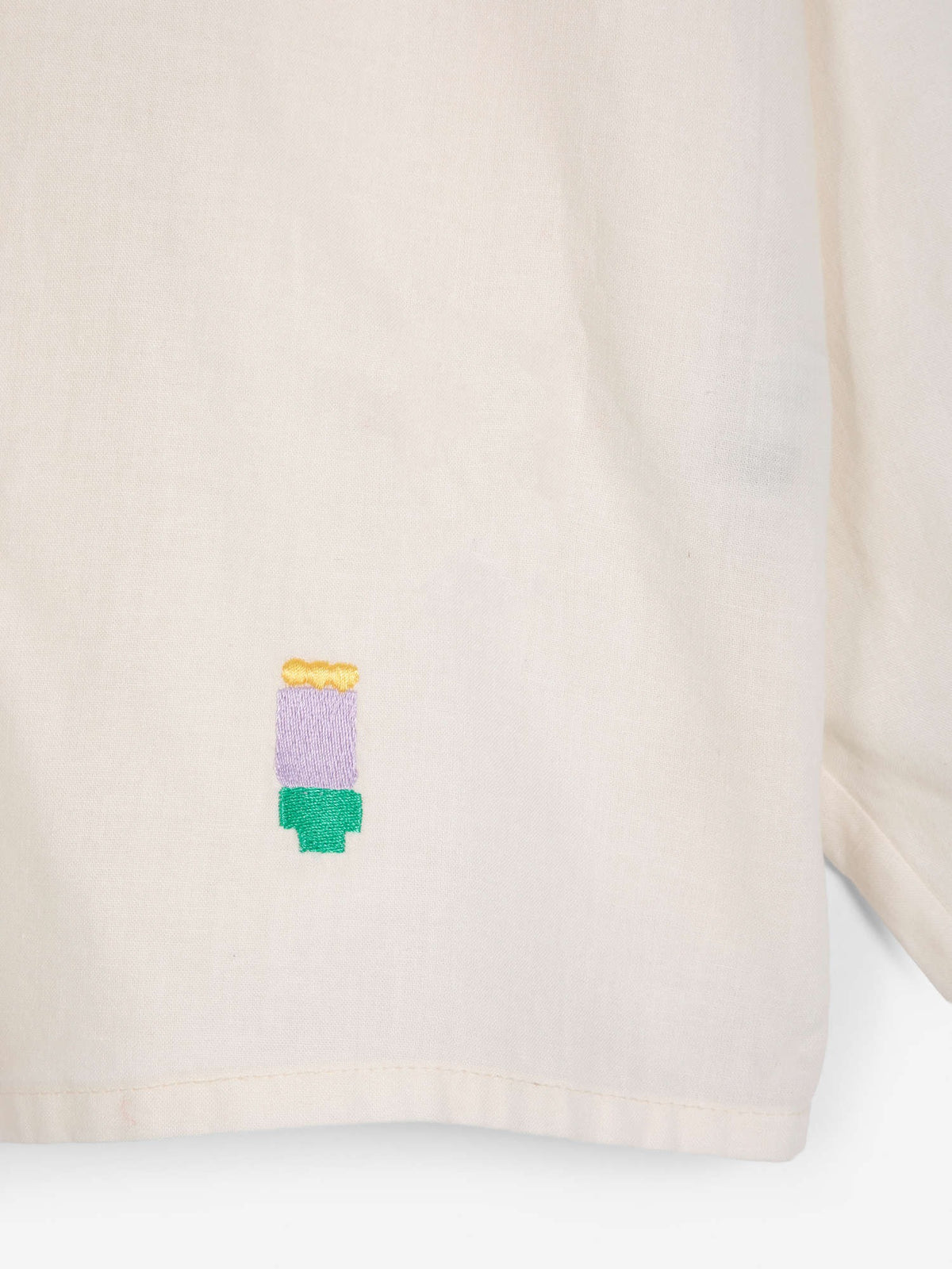Lace Poplin Shirt