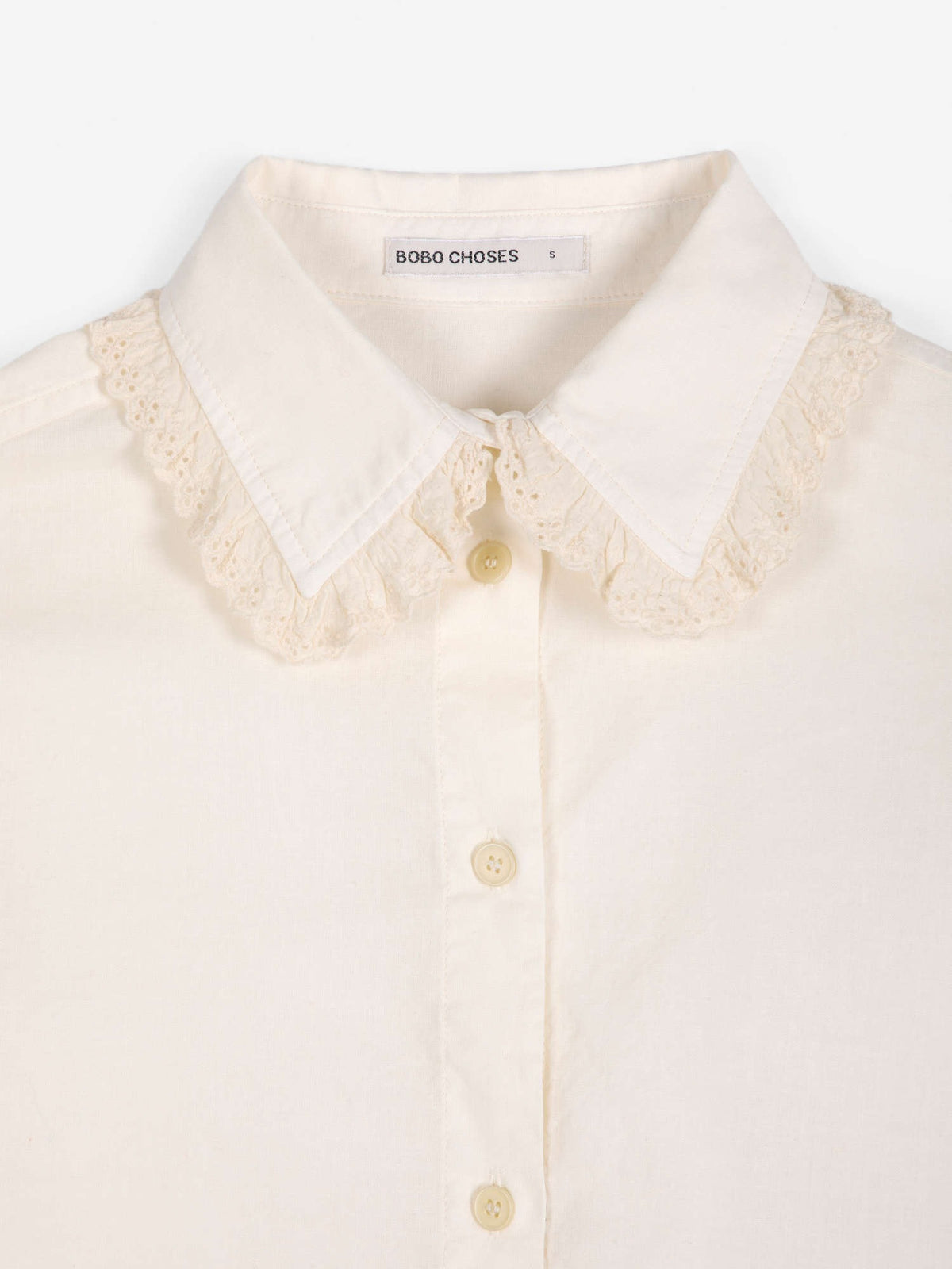 Lace Poplin Shirt