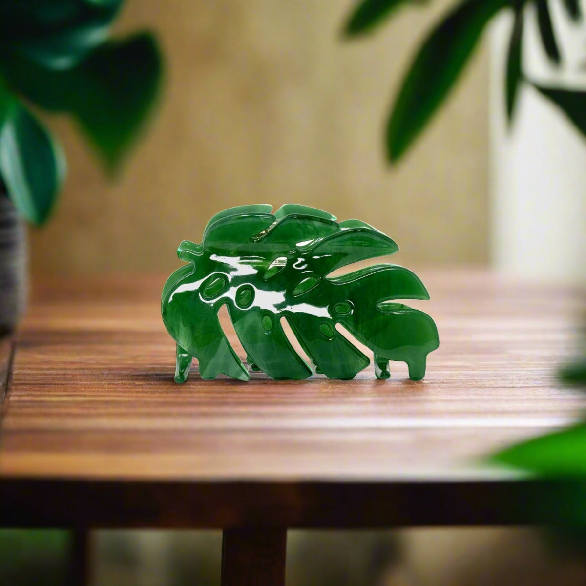 Monstera Leaf Claw Clip