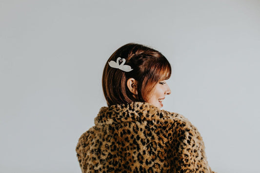 Swan Kiss Barette