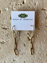 Sturdy Paperclip Chain Drop Earrings