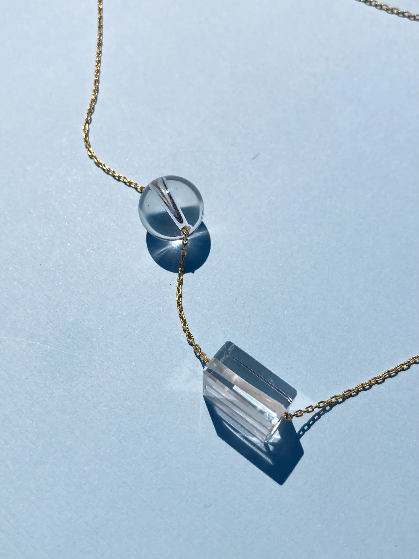 Limited Edition Crystal Quartz Balance Necklace