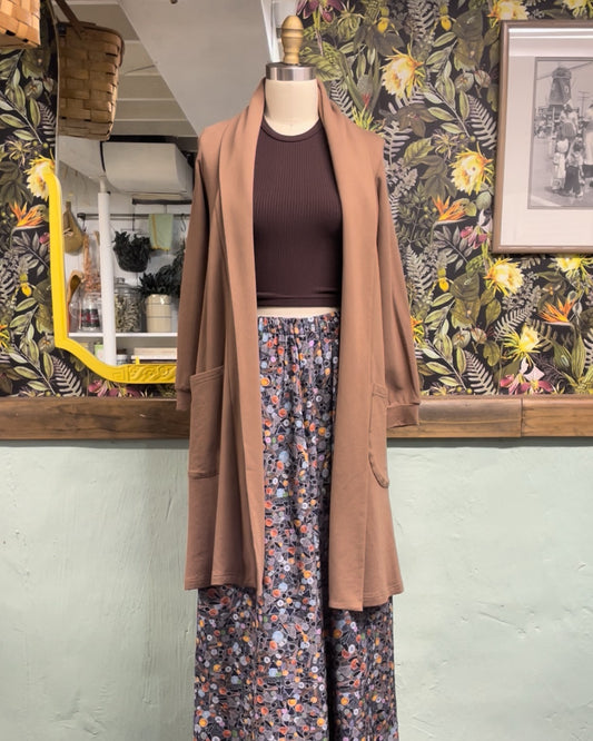 Peggy Car Coat - Mocha