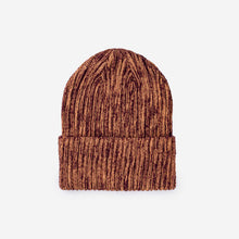 Space Mix Knit Beanie - Burgundy + Siena