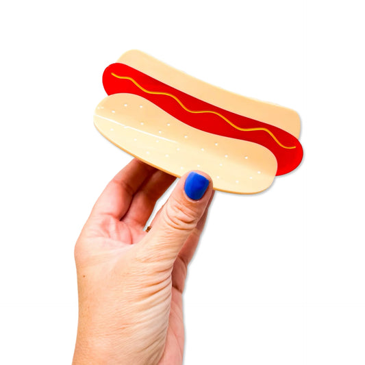 XL Hotdog Hair Claw