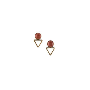 Tiny Elder Gemstone Studs