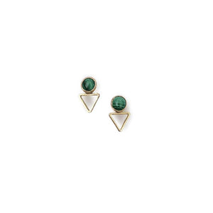 Tiny Elder Gemstone Studs