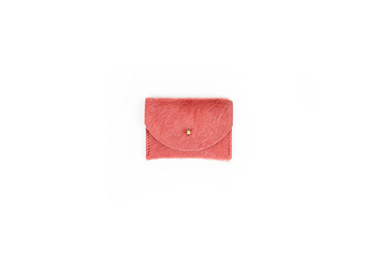 Cardholder - Lychee Hair on Hide