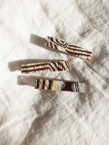 Flora Hair Clips in Maple