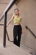 Eve Gravel Persé Top in Lime