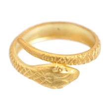 Brass Serpent Ring