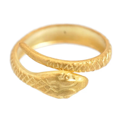 Brass Serpent Ring