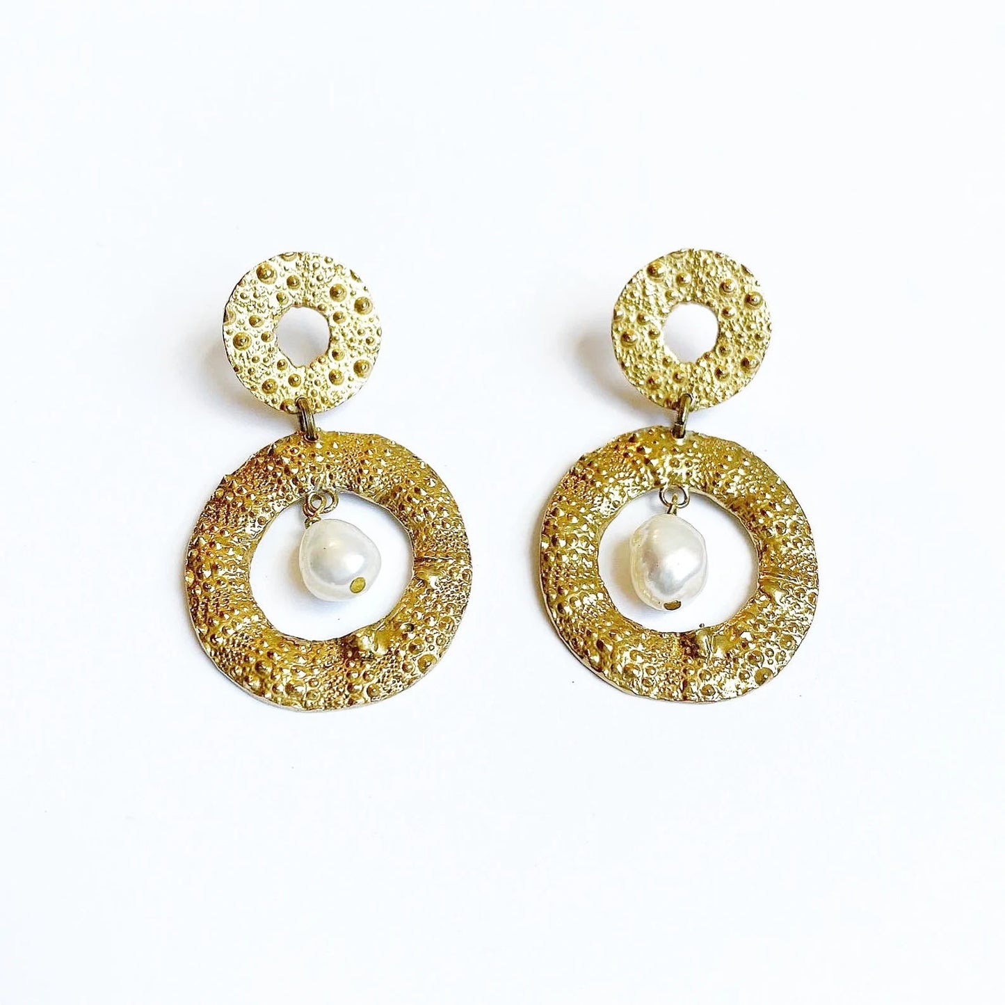 Sea Urchin Tiered Earrings